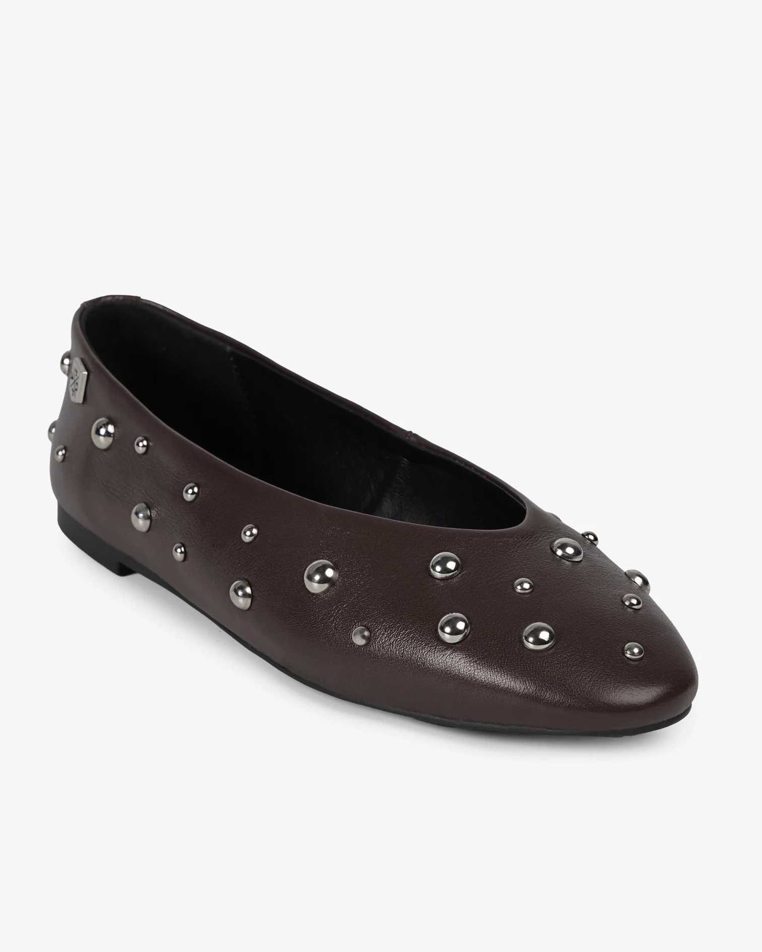 Bailarina de Piel Burdeos con Tachuelas Etoile - Image 8